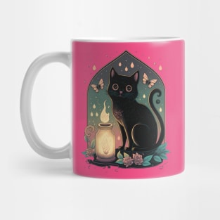 Black Cat Magic Mug